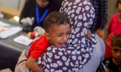 OMS envia 1 milhão de vacinas contra a pólio para crianças na Faixa de Gaza