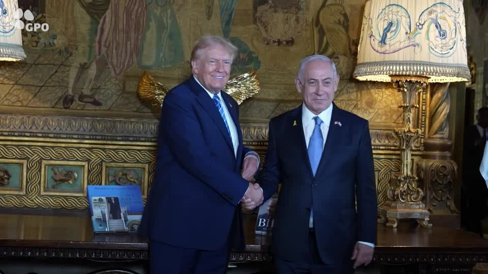 Donald Trump e Benjamin Netanyahu na Florida