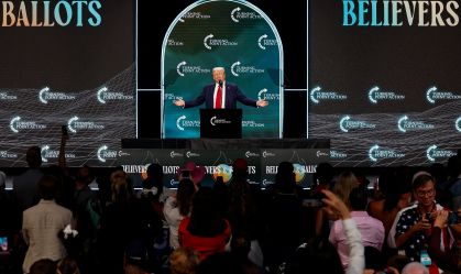 Trump diz a cristãos que eles não terão que votar após esta eleição