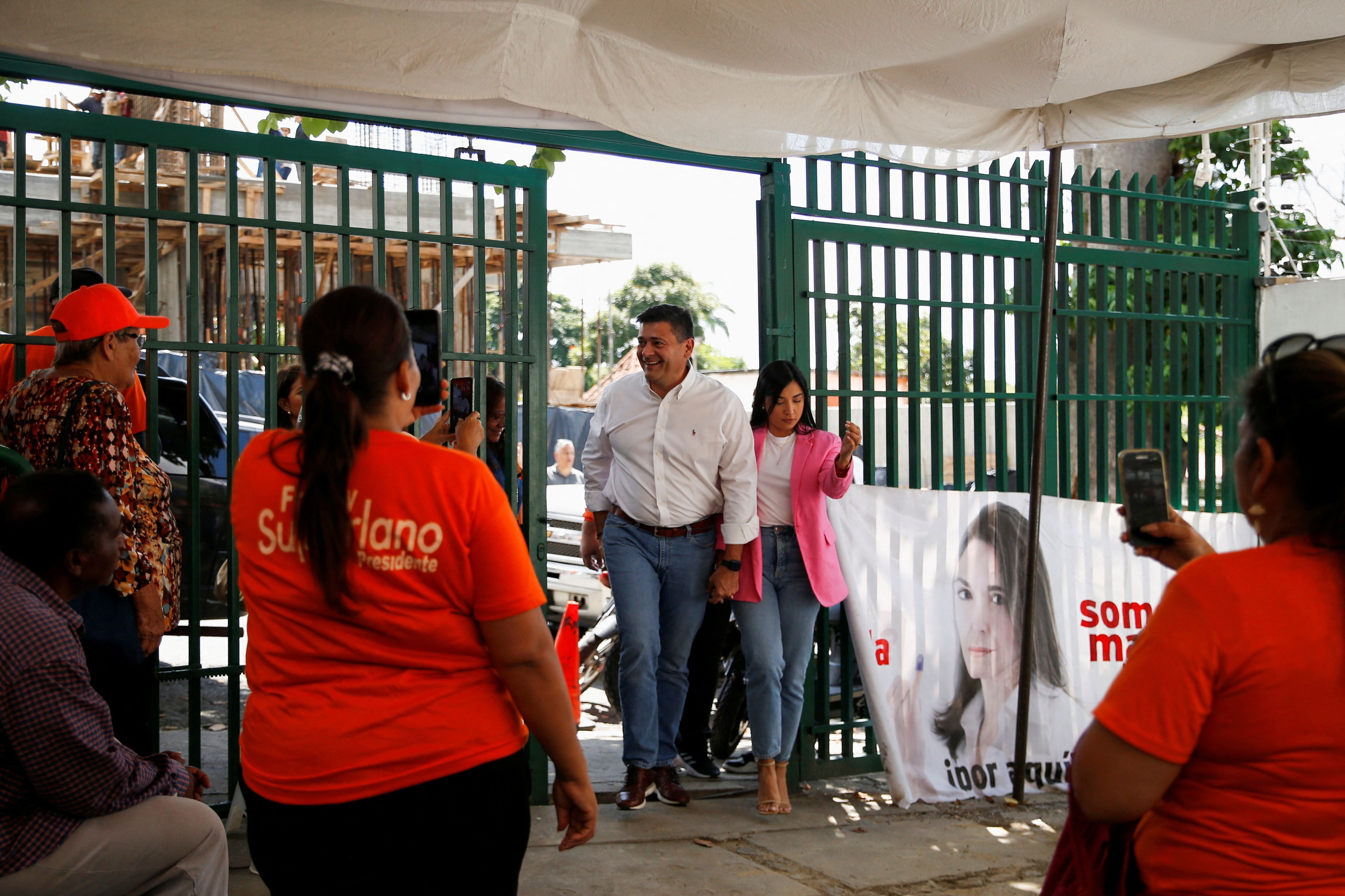 Freddy Superlano em Caracas