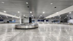 Área de restituição de bagagens no aeroporto Salgado Filho, em Porto Alegre (RS)