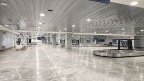 Área de restituição de bagagens no aeroporto Salgado Filho, em Porto Alegre (RS)