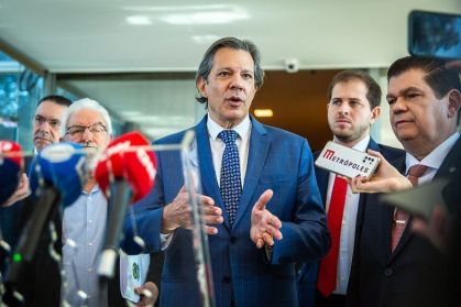 O ministro da Fazenda, Fernando Haddad (PT)