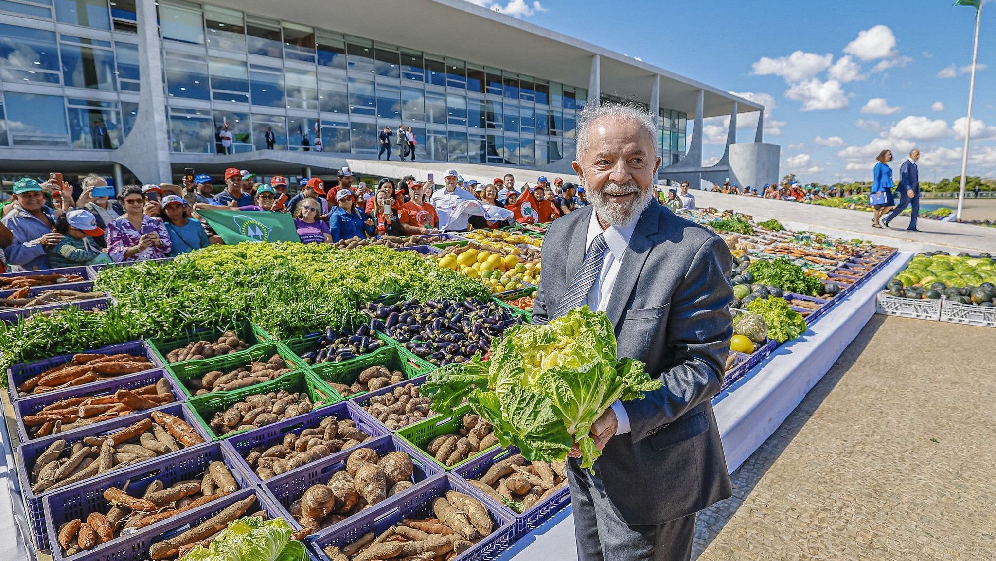Presidente da República, Luiz Inácio Lula da Silva, durante o lançamento do Plano Safra da Agricultura Familiar