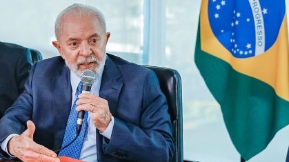 Presidente da República, Luiz Inácio Lula da Silva, durante reunião para anúncios referentes ao setor da indústria de alimentos, no Palácio do Planalto. Brasília - DF.