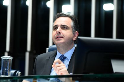 Plenário do Senado Federal durante sessão deliberativa ordinária. Na ordem do dia, o PL 5.979/2019, que altera a Lei nº 12.761, de 27 de dezembro de 2012, para incluir os eventos esportivos entre as áreas culturais financiadas pelo vale-cultura. À mesa, presidente do Senado Federal, senador Rodrigo Pacheco (PSD-MG), conduz sessão.