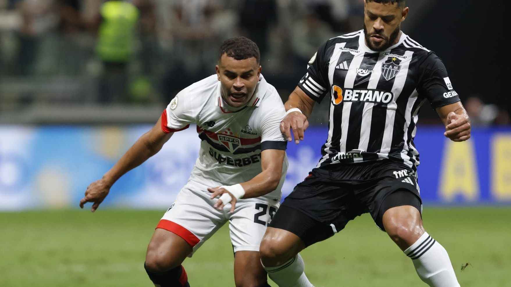 Alisson durante a derrota do São Paulo para o Atlético-MG