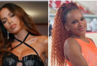 Anitta vibra com sua música em prova de Rebeca Andrade em Paris: 
