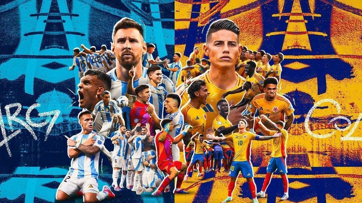 Argentina e Colômbia vão decidir a Copa América
