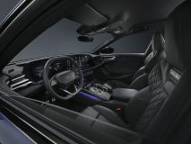 Audi S5 Sedan na cor azul Ascari metálico
