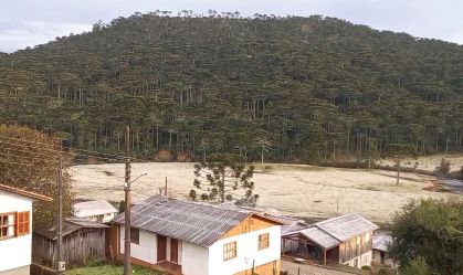 Santa Catarina tem geada e sensação térmica de -26,9°C nesta quinta-feira (11)