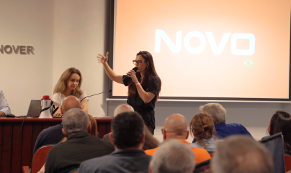 Carol Sponza, candidata do Novo à Prefeitura do Rio
