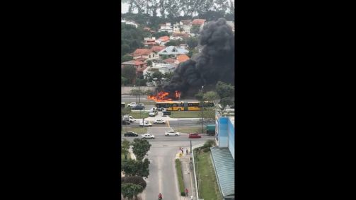 Acidente ocorreu na avenida das Américas, na zona oeste do Rio de Janeiro
