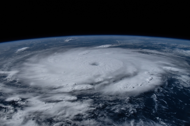 Furacão Beryl visto do espaço / Nasa