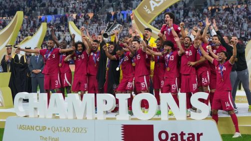 Catar celebra conquista da Copa da Ásia, em 2024