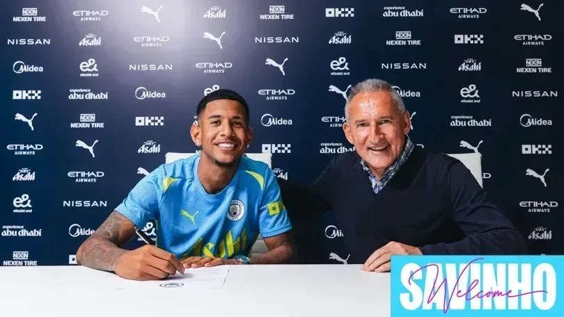 City anuncia Savinho como novo reforço