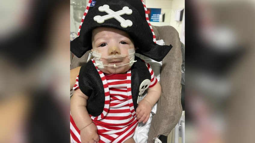 Arthur, filho de 11 meses do cantor Zé Vaqueiro / Reprodução/Redes sociais