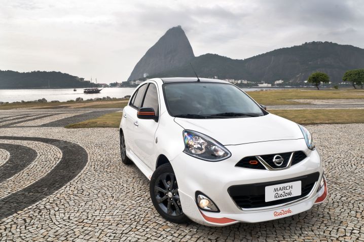 Nissan March Rio 2016 teve com estilo único e edição limitada e numerada de 1.000 unidades / Foto: Divulgação