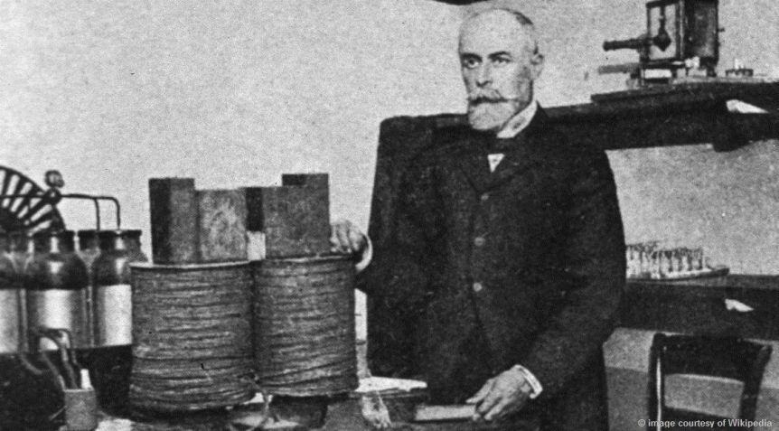 Henri Becquerel anunciando a descoberta da radioatividade em 1896. / Royal Society of Chemistry/X