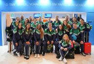 Delegação da ginástica brasileira embarca para Paris 2024