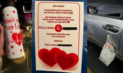 Presentes de um "admirador" para médica dermatologista