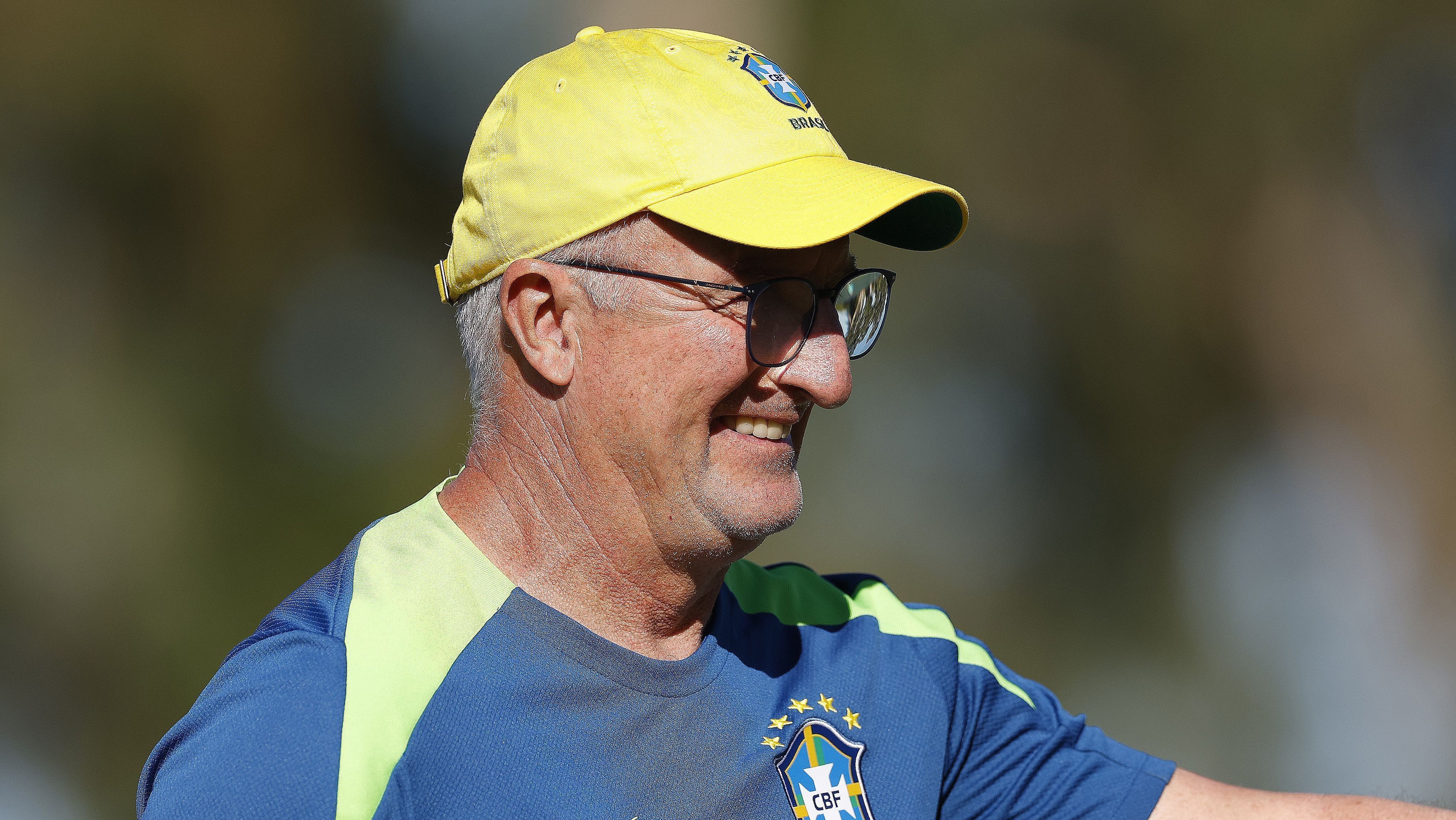 Dorival Júnior em treino na Universidade de Stanford, em San Jose, na Califórnia, nos Estados Unidos