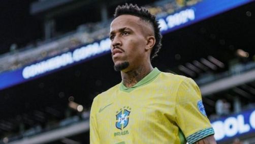 Eder Militão, zagueiro da Seleção Brasileira