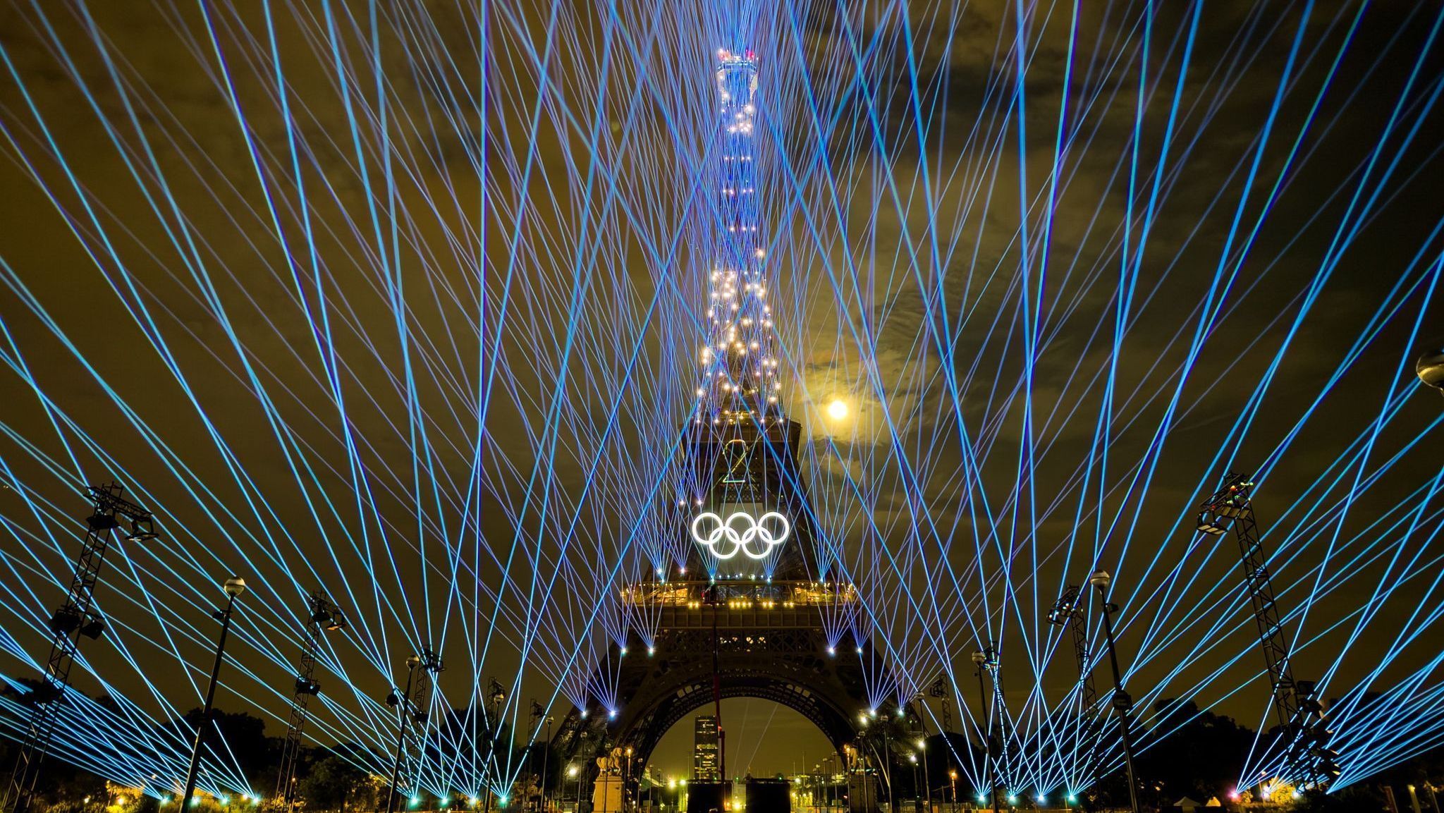 Rehearsal of the opening ceremony of the Paris 2024 Olympics
