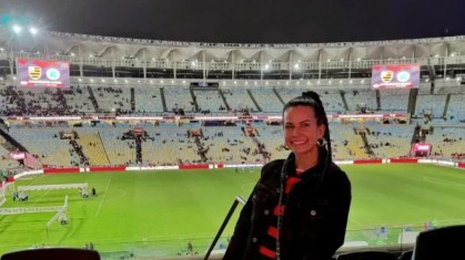 Esposa do técnico Tite mostra bastidores de jogo do Flamengo