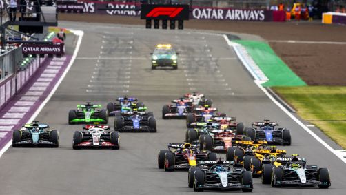 Pilotos durante o Grande Prêmio da Inglaterra