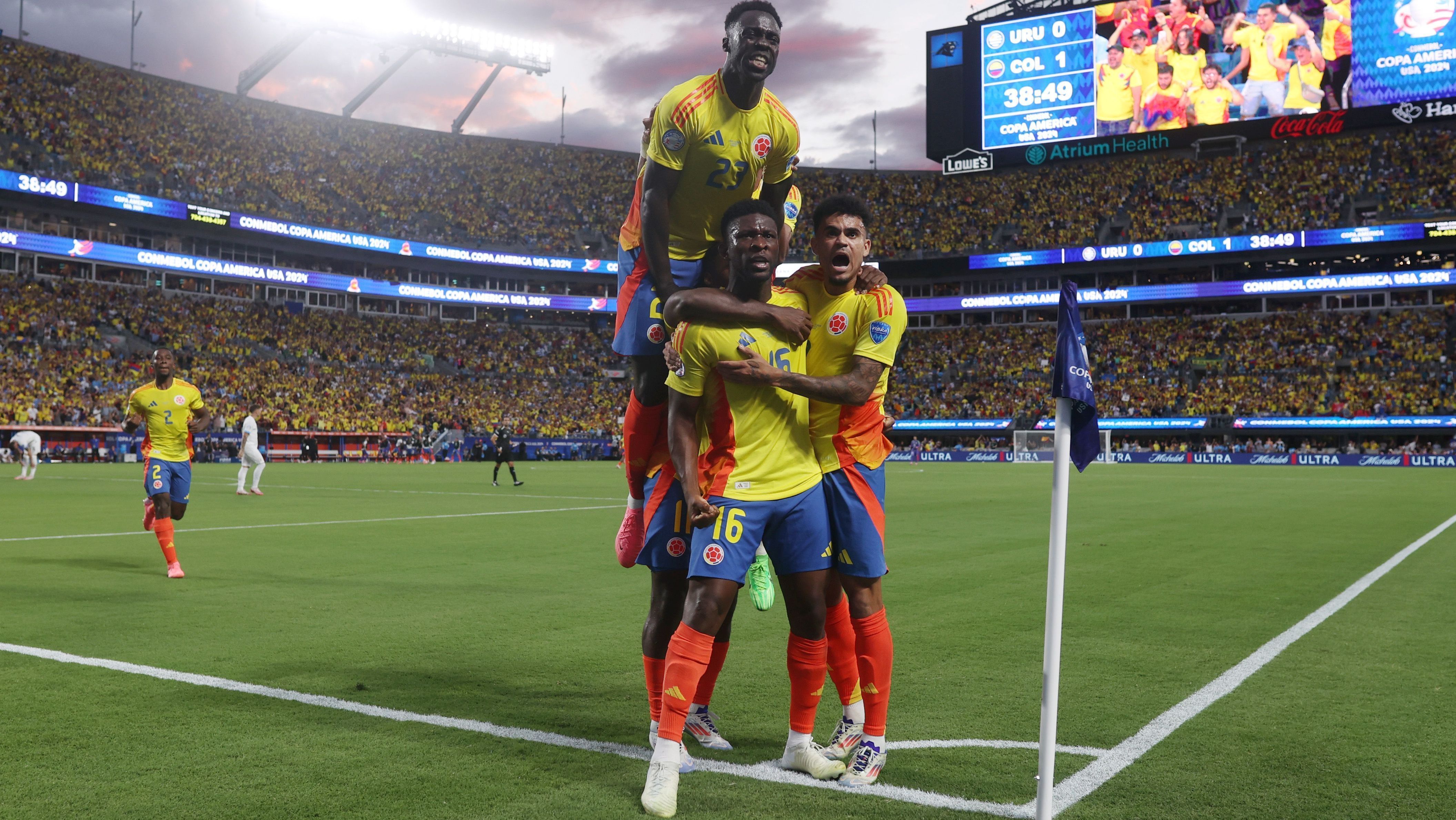 Colômbia eliminou o Uruguai e encara a Argentina na final da Copa América