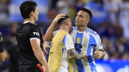 Lautaro Martínez marcou o gol do título da Argentina na Copa América