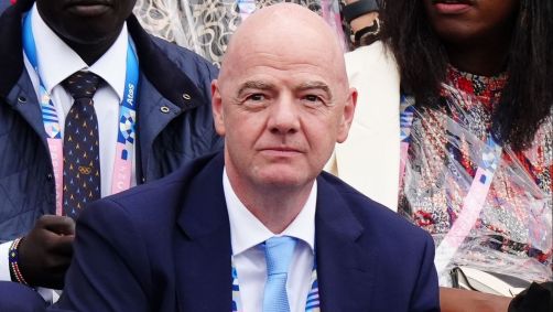 Gianni Infantino durante a cerimônia de abertura
