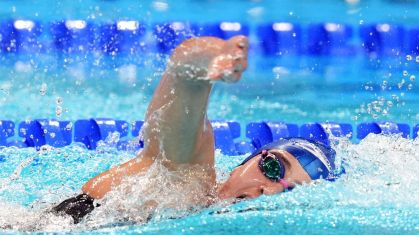Beatriz Dizotti foi à final dos 1500m livre feminino em Paris 2024