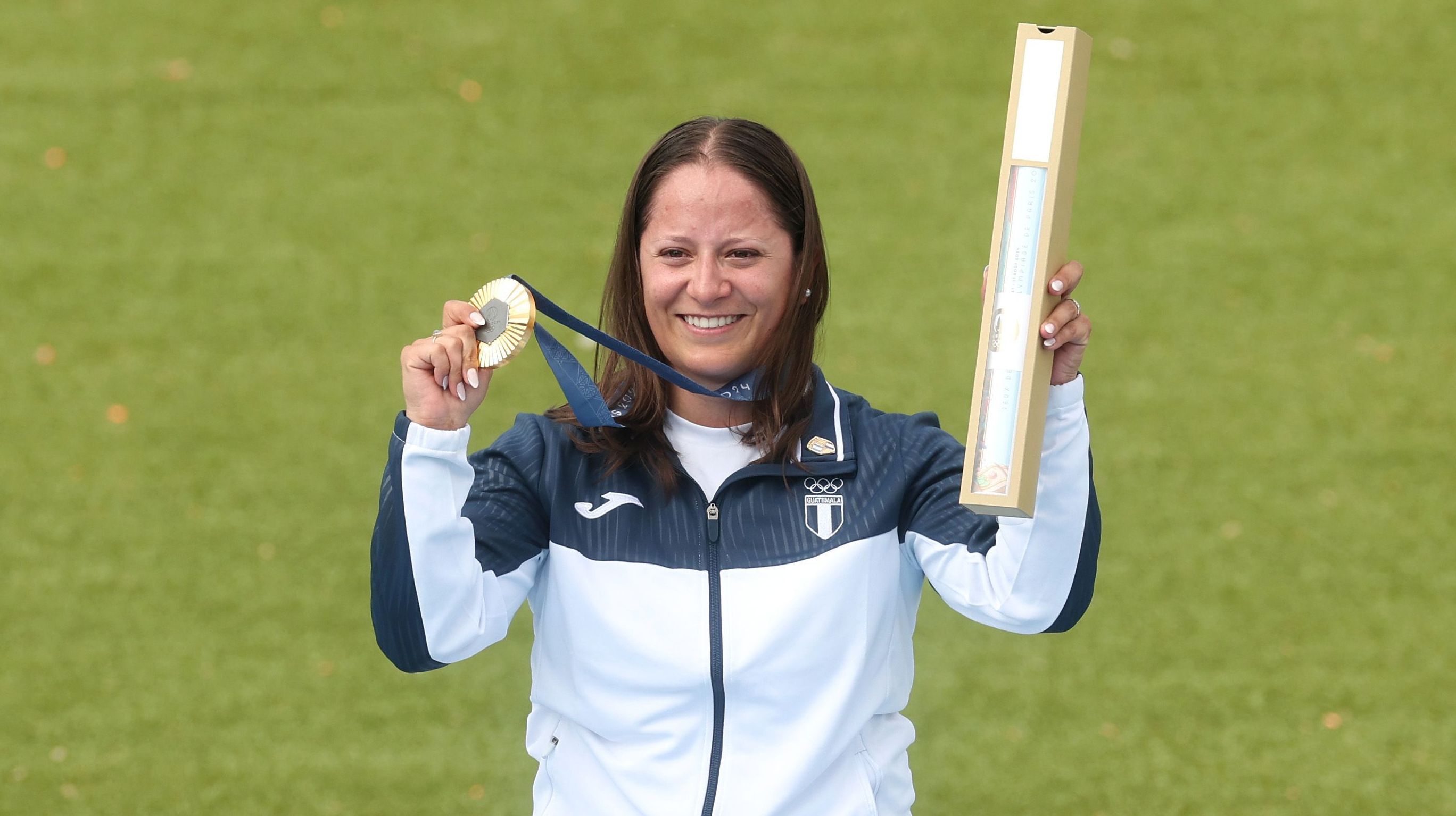 Adriana Ruano Oliva conquistou o ouro na Fossa Olímpica no tiro esportivo