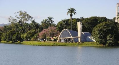 Igreja de São Francisco de Assis, na Lagoa da Pampulha, em Belo Horizonte