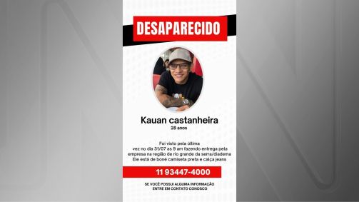 Cantor MC Gui utilizou as redes sociais para noticiar o desaparecimento do primo
