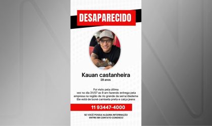 Primo de MC Gui desaparece na Grande SP; cantor fala em "sequestro"