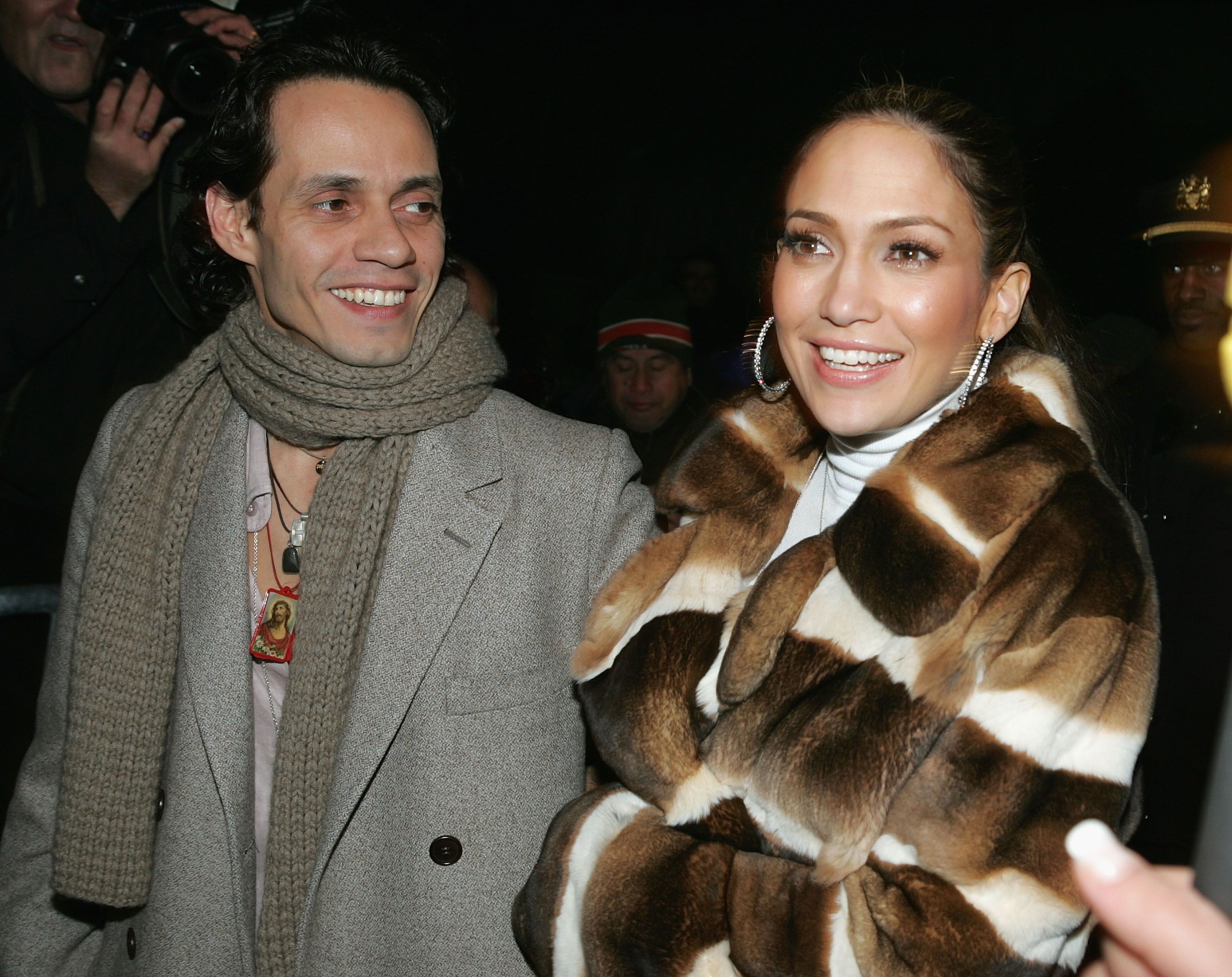 Jennifer Lopez e Marc Anthony em 2005. / Paul Hawthorne/Getty Images