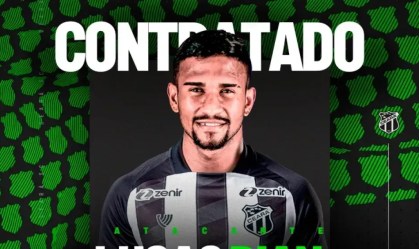 Lucas Rian foi anunciado nesta terça-feira (16) pelo Ceará