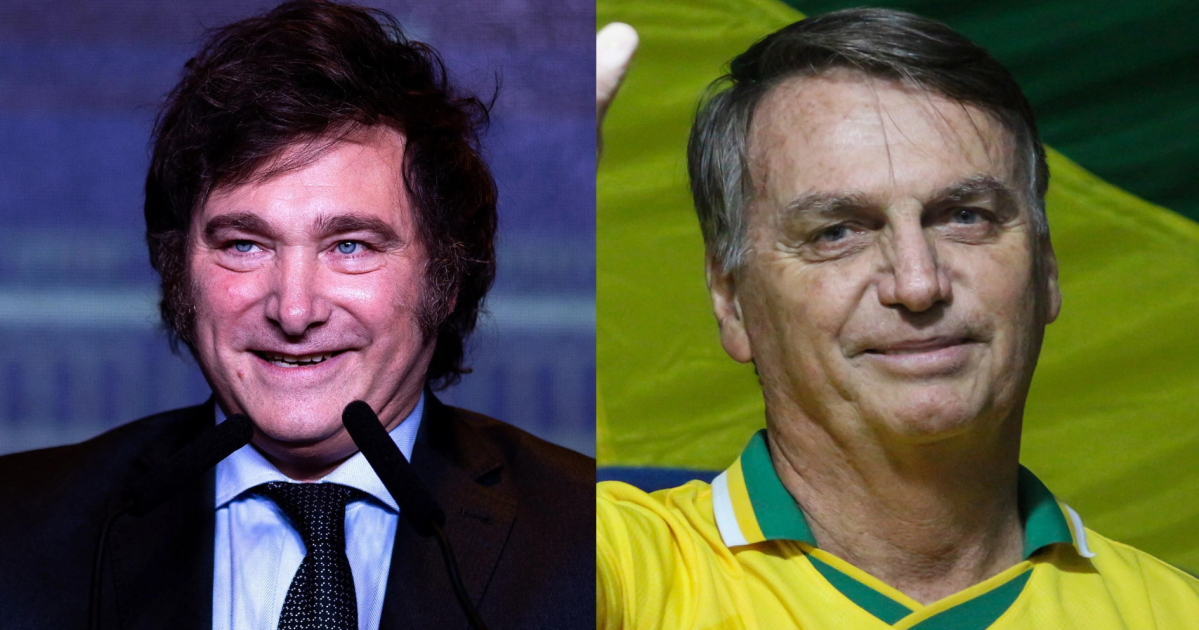 Defesa pede a Moraes autorização para Milei visitar Bolsonaro