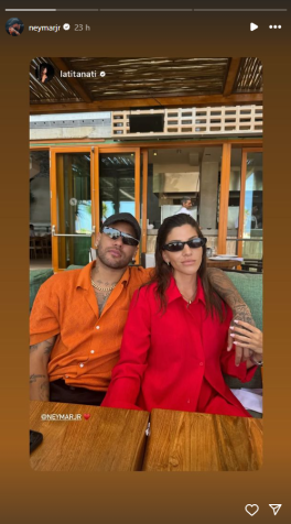 Neymar posa ao lado de influenciadora Natalia Beciu / Reprodução / Instagram