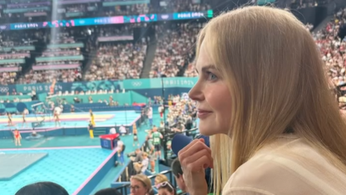 Nicole Kidman assiste bronze do Brasil na ginástica feminina / Reprodução