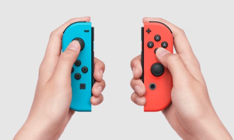 Os controles Joy-Con podem ser removidos do Nintendo Switch e usados separadamente em jogos na TV. / Crédito: Nintendo