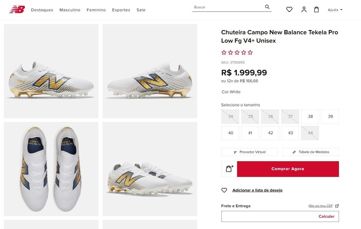 Nova chuteira de Endrick chega às lojas por R$ 1.999 / Reprodução/Instagram
