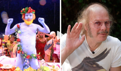 "Homem azul" da abertura olímpica defende performance e se desculpa por possíveis ofensas