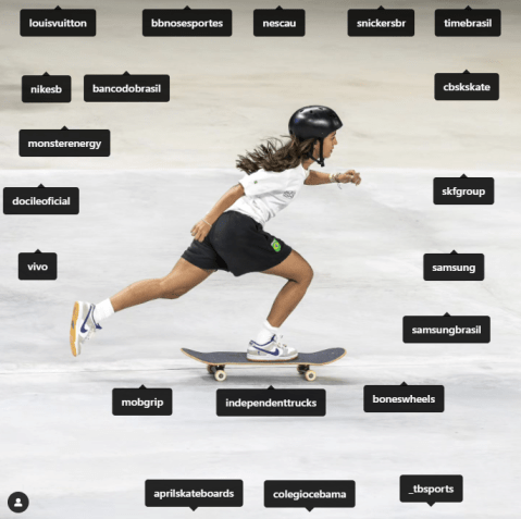 Rayssa Leal impressiona com patrocinadores / Reprodução/Instagram