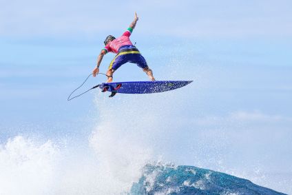 Na foto o atleta Gabriel Medina