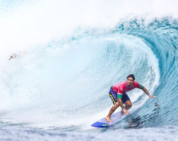 Na foto o atleta Gabriel Medina