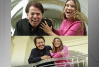 Rodrigo Faro e Polliana Aleixo recriam foto de Silvio Santos e Patrícia Abravanel